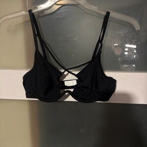 Black Strappy Underwire Bralette